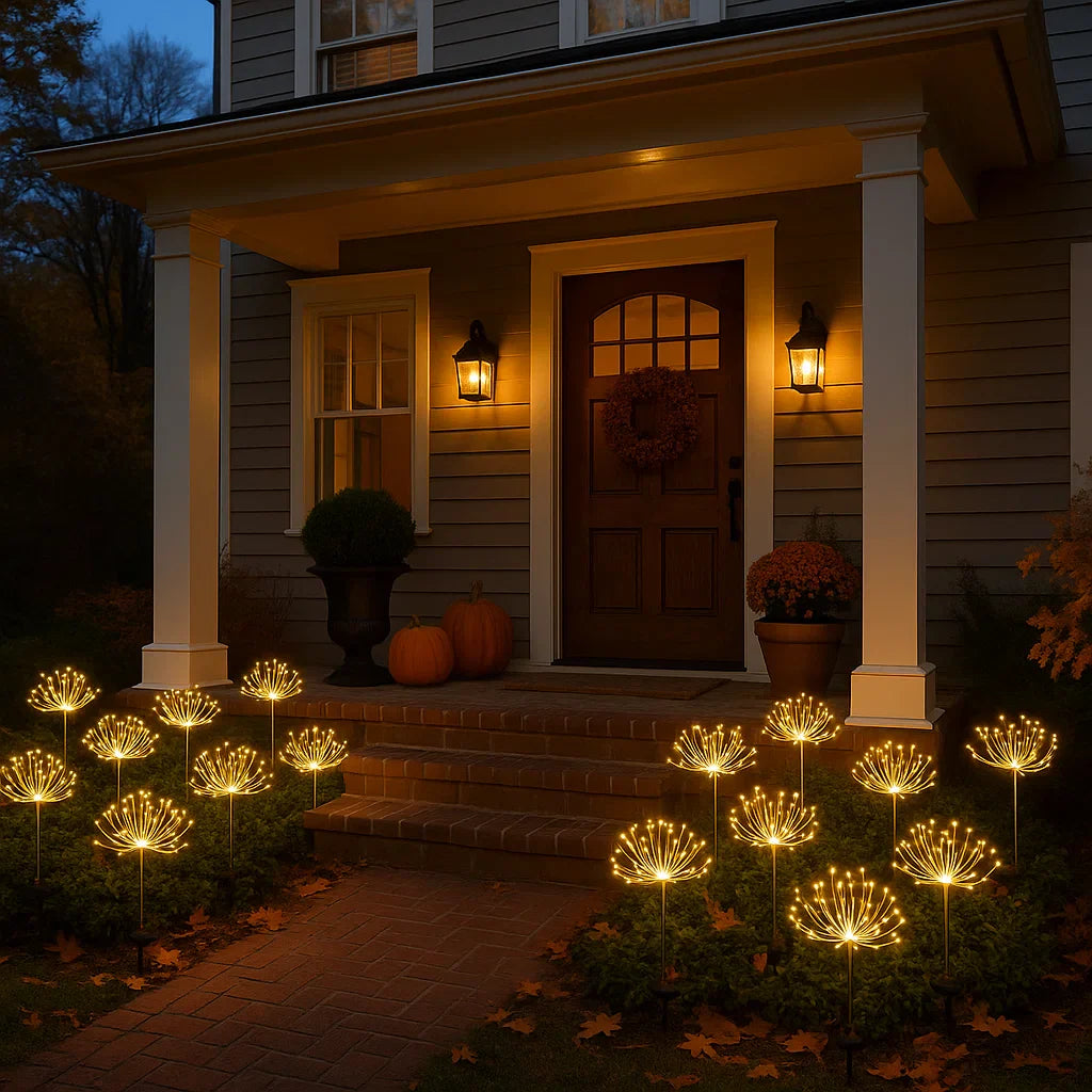 x12 Starburst Peony Stake Lights