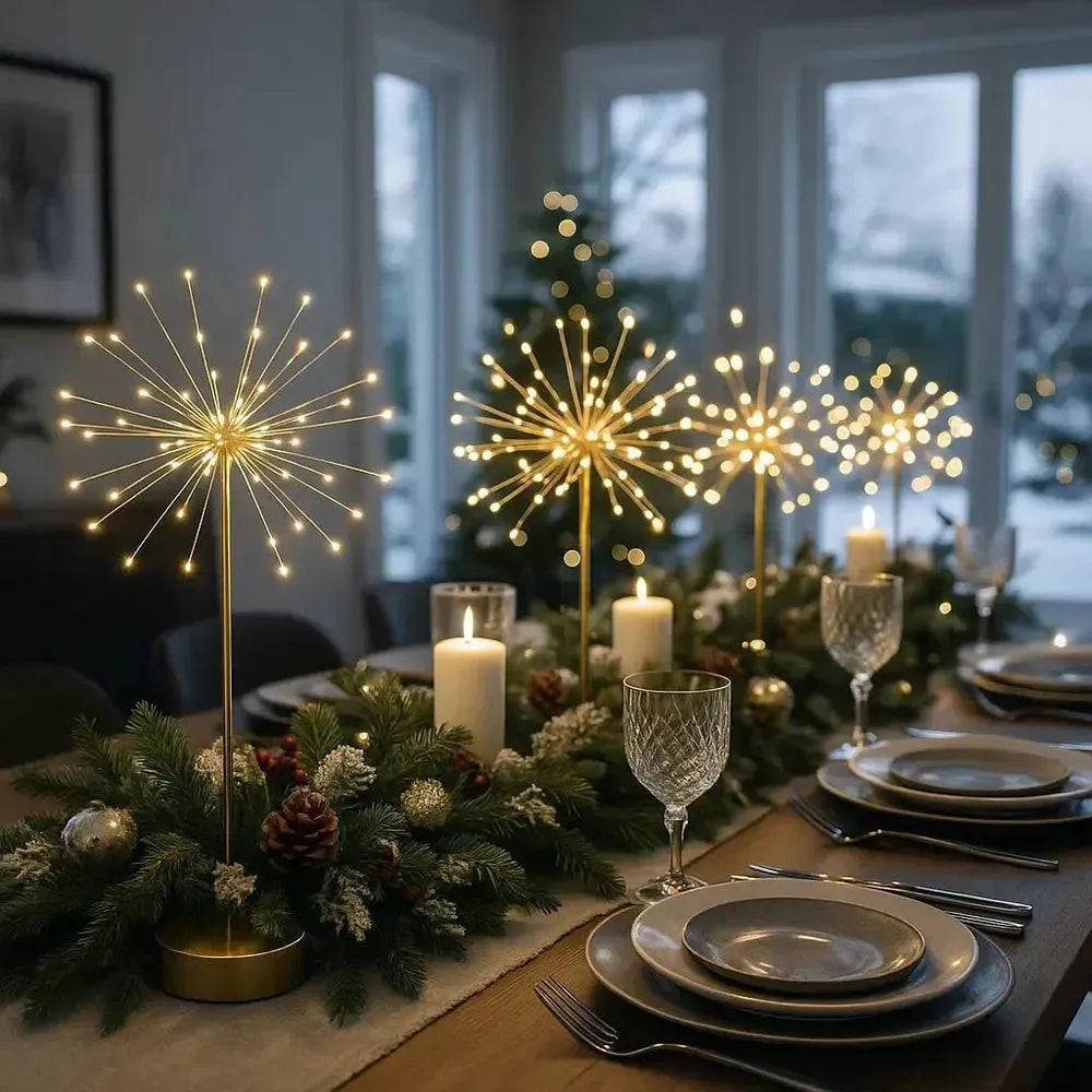 x24 Mini Table Starburst Gold