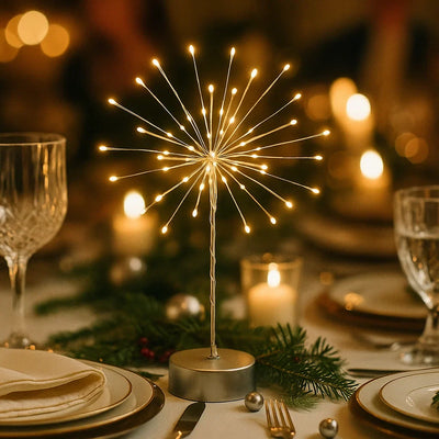 x24 Mini Table Starburst Silver