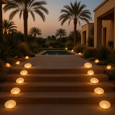 x6 Solar Glass Pebbles