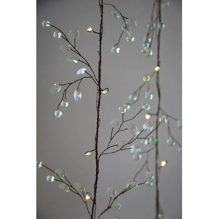 Clear Crystal Blossom Green