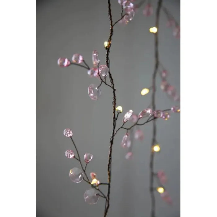 Clear Crystal Blossom Pink