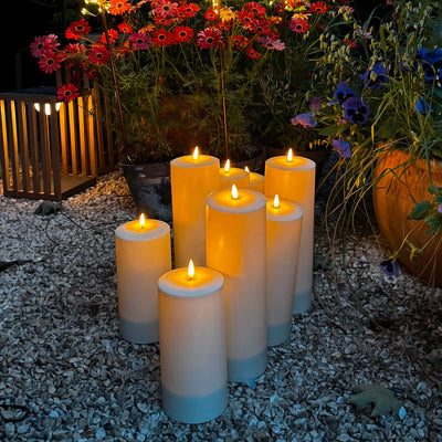 x3 Solar Pillar Candles