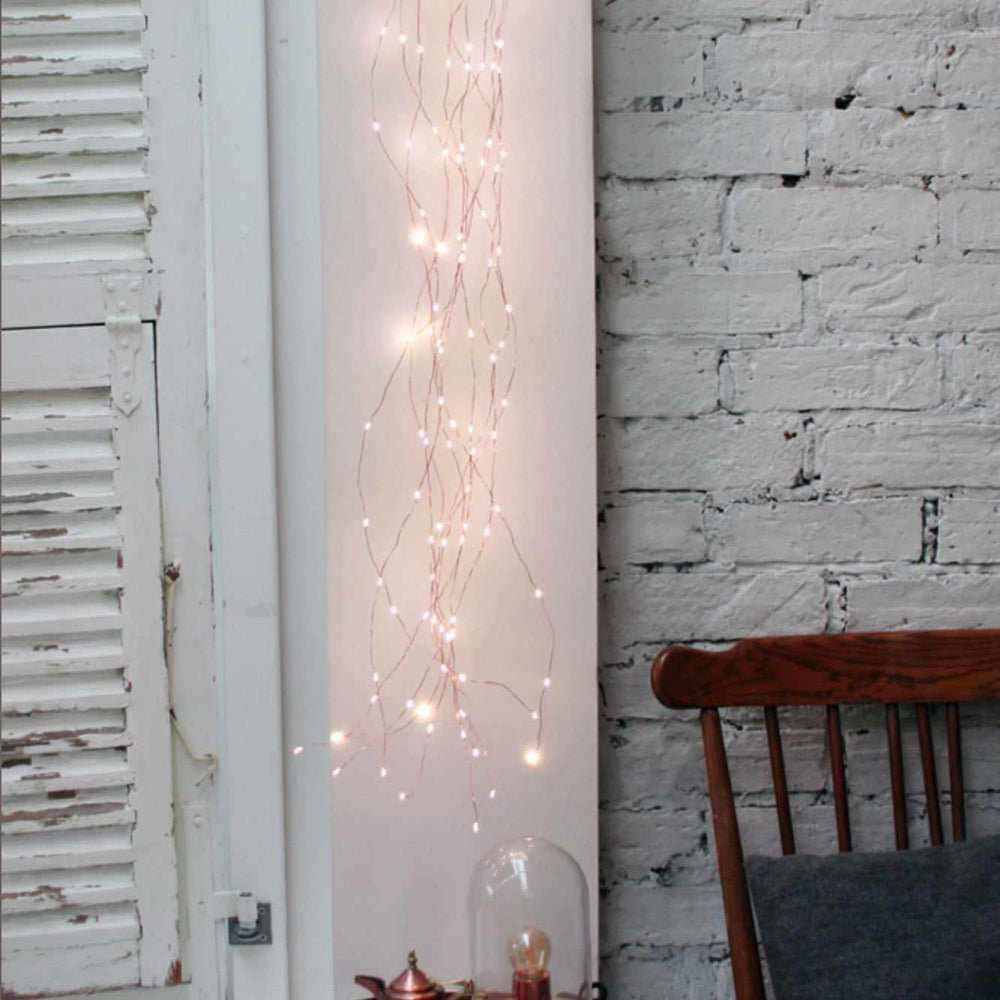 Cascade Garland Lights Copper