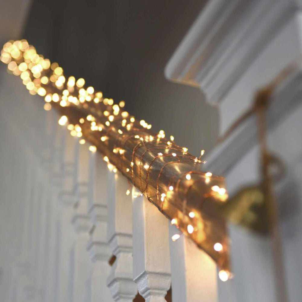 Cluster Garland Lights Copper