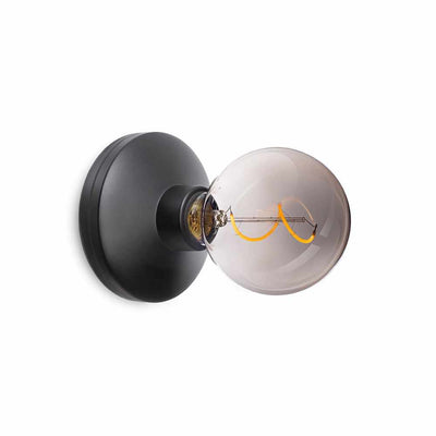 Cordless Wall Light Black Smoked