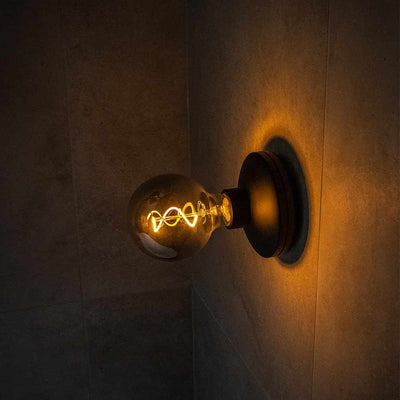 Cordless Wall Light Black Smoked