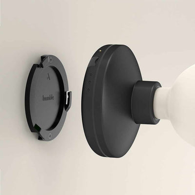 Cordless Wall Light Black Smoked