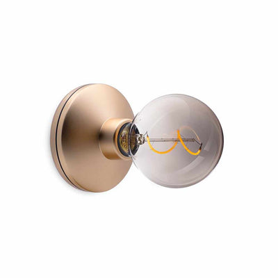 Cordless Wall Light Gold Smoked