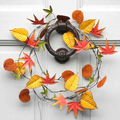 Fall Leaves Garland Lights - NEST & FLOWERS