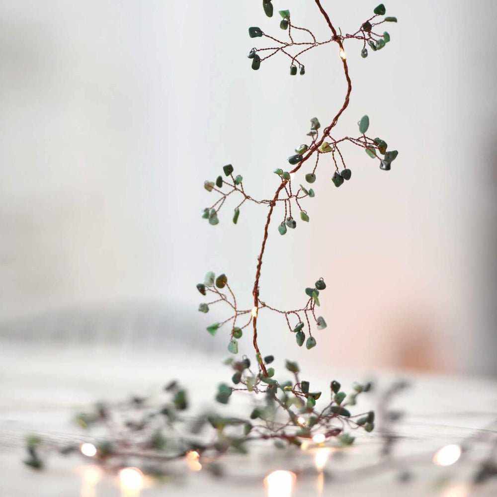 Gemstone String Light Green - NEST & FLOWERS