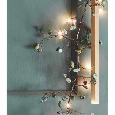 Gemstone String Light Green - NEST & FLOWERS