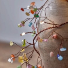 X6 Gemstone Garland Lights Multi