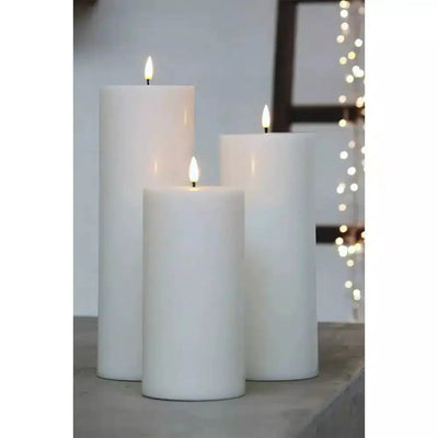 Grand Flameless Pillar Candles