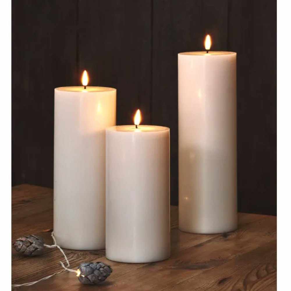 Grand Flameless Pillar Candles