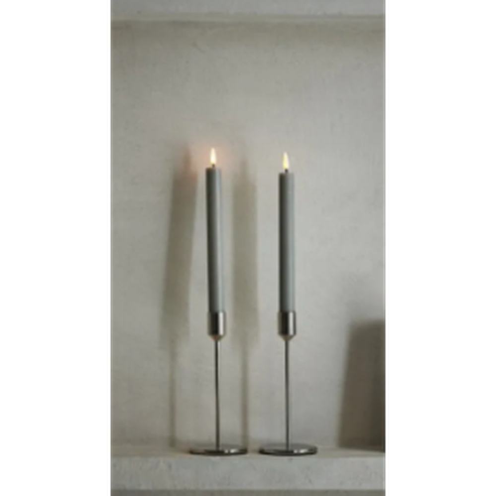 LED Chandelier Candles Grey