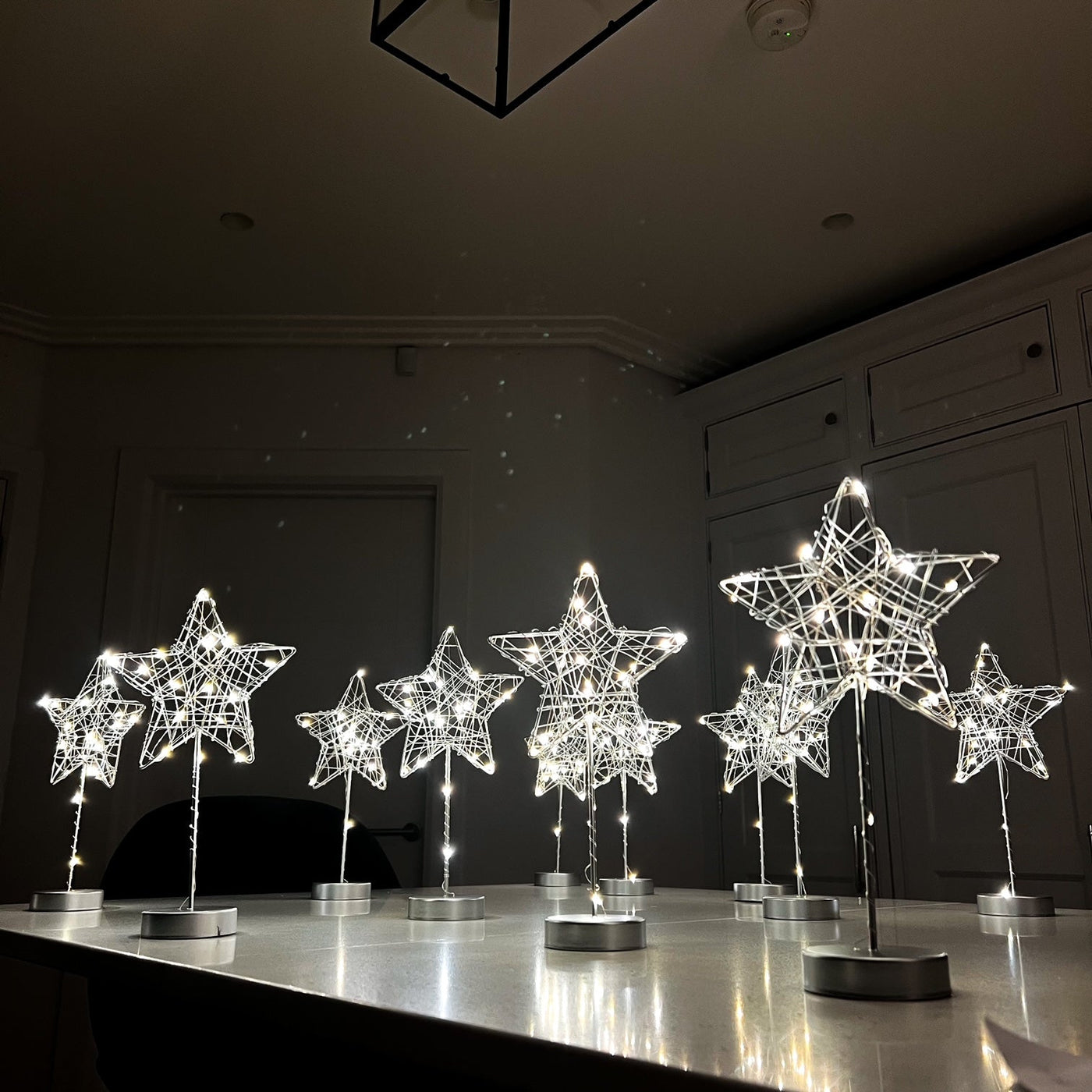 x6 Table Stars Silver