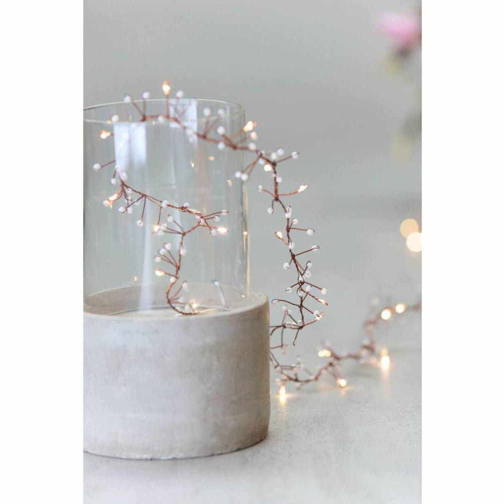 Jewel Cluster Garland Lights White - NEST & FLOWERS