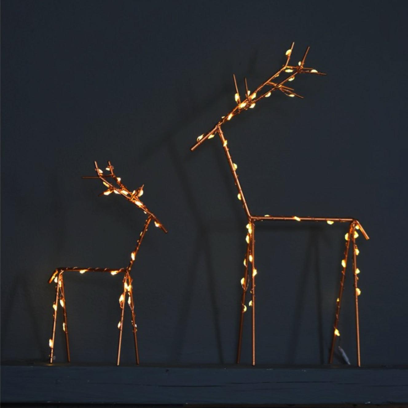 LED Reindeer (Pack Of 2)