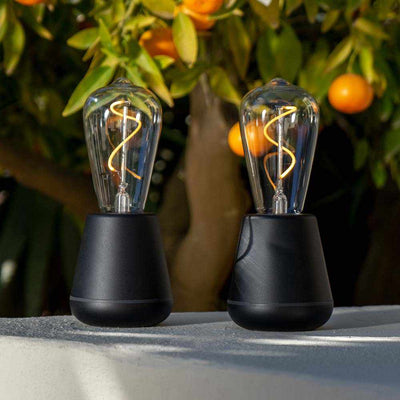 Lummus Re-chargeable Table Lamp Black