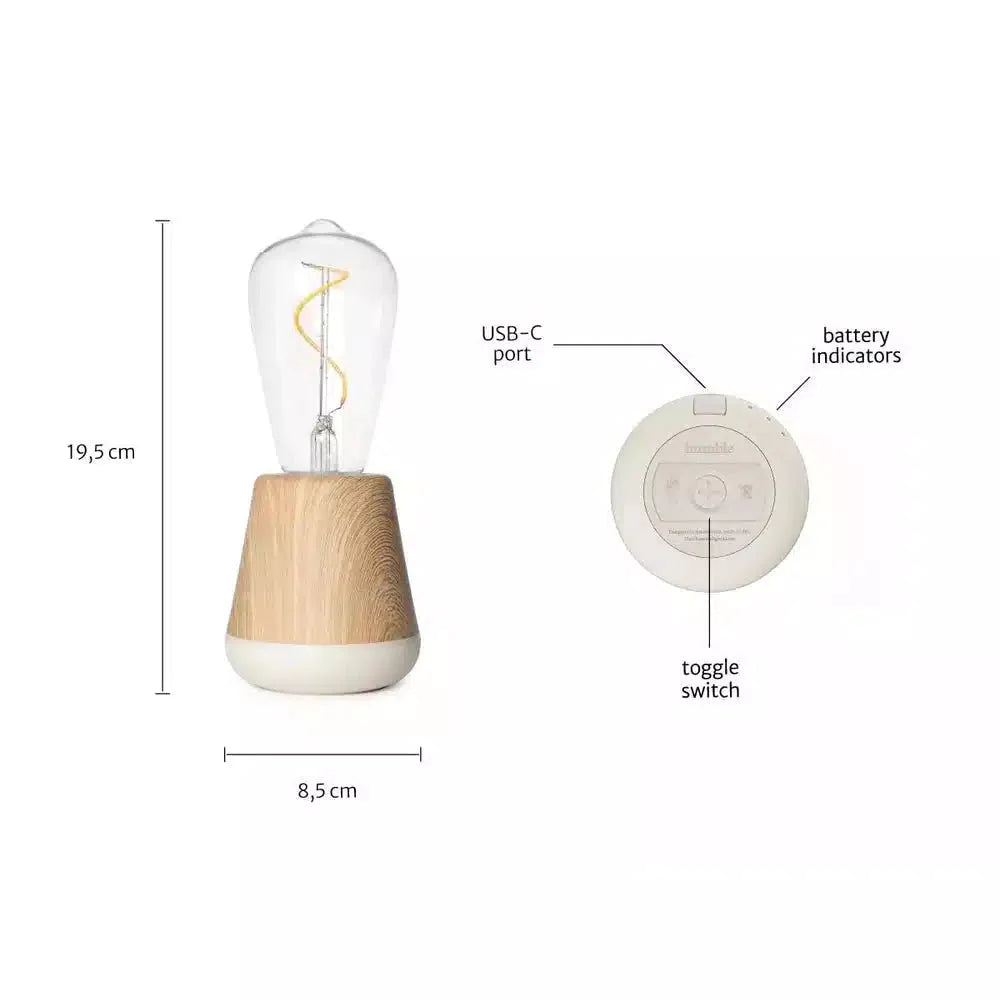 Lummus Re-chargeable Table Lamp Cinnamon