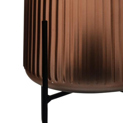 Frosted Coffee Battery Glass Lamp