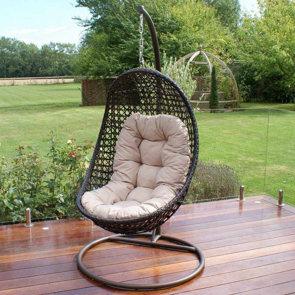 Marazion Hanging Chair Brown