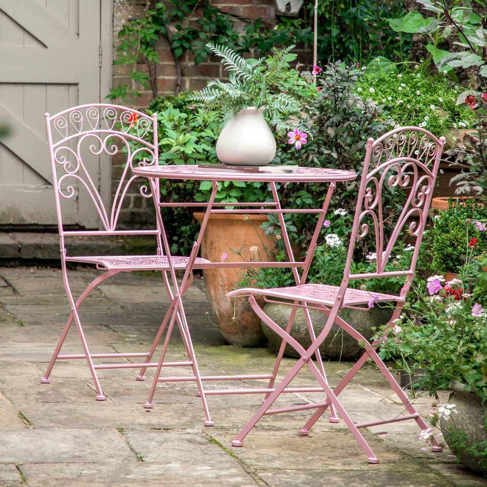 Napa 2 Seater Bistro Set Pink