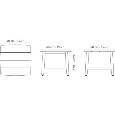 Torre Teak Side Table