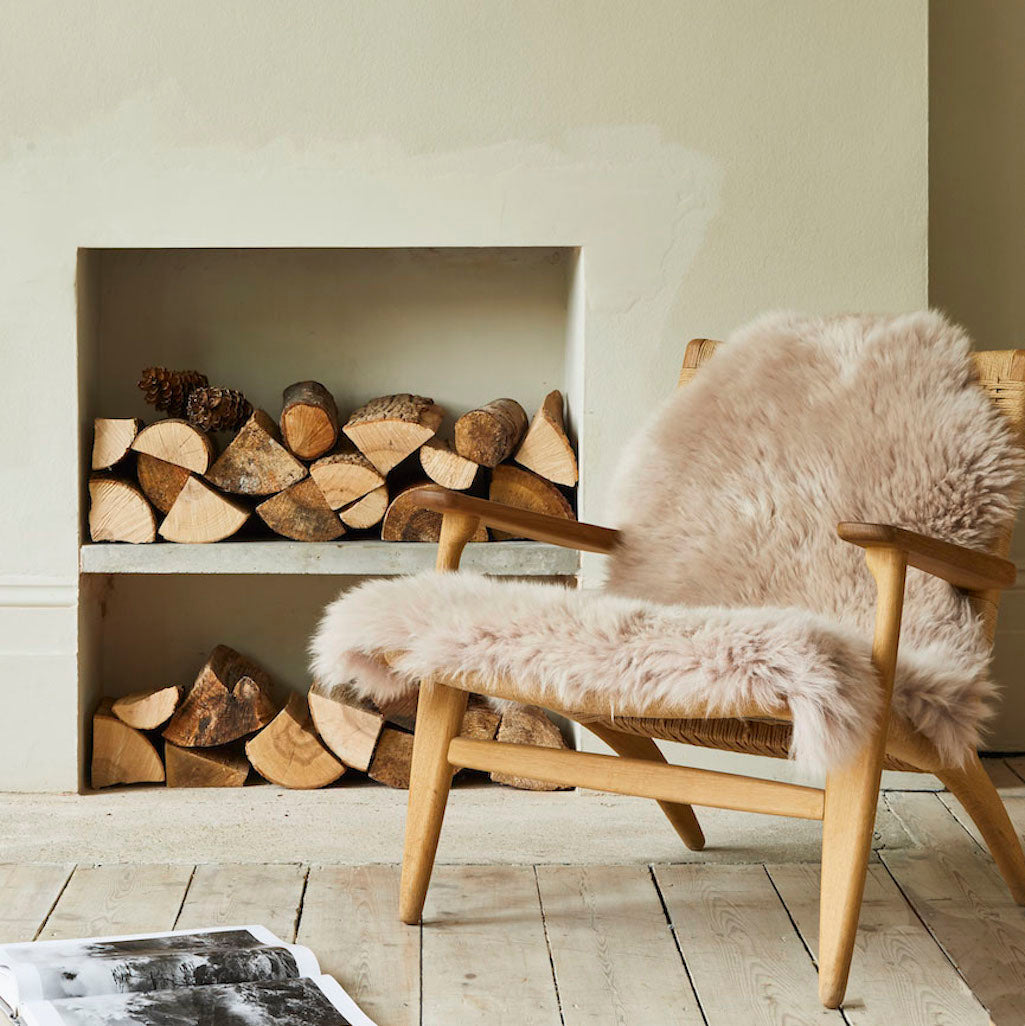 Oyster Sheepskin Rug