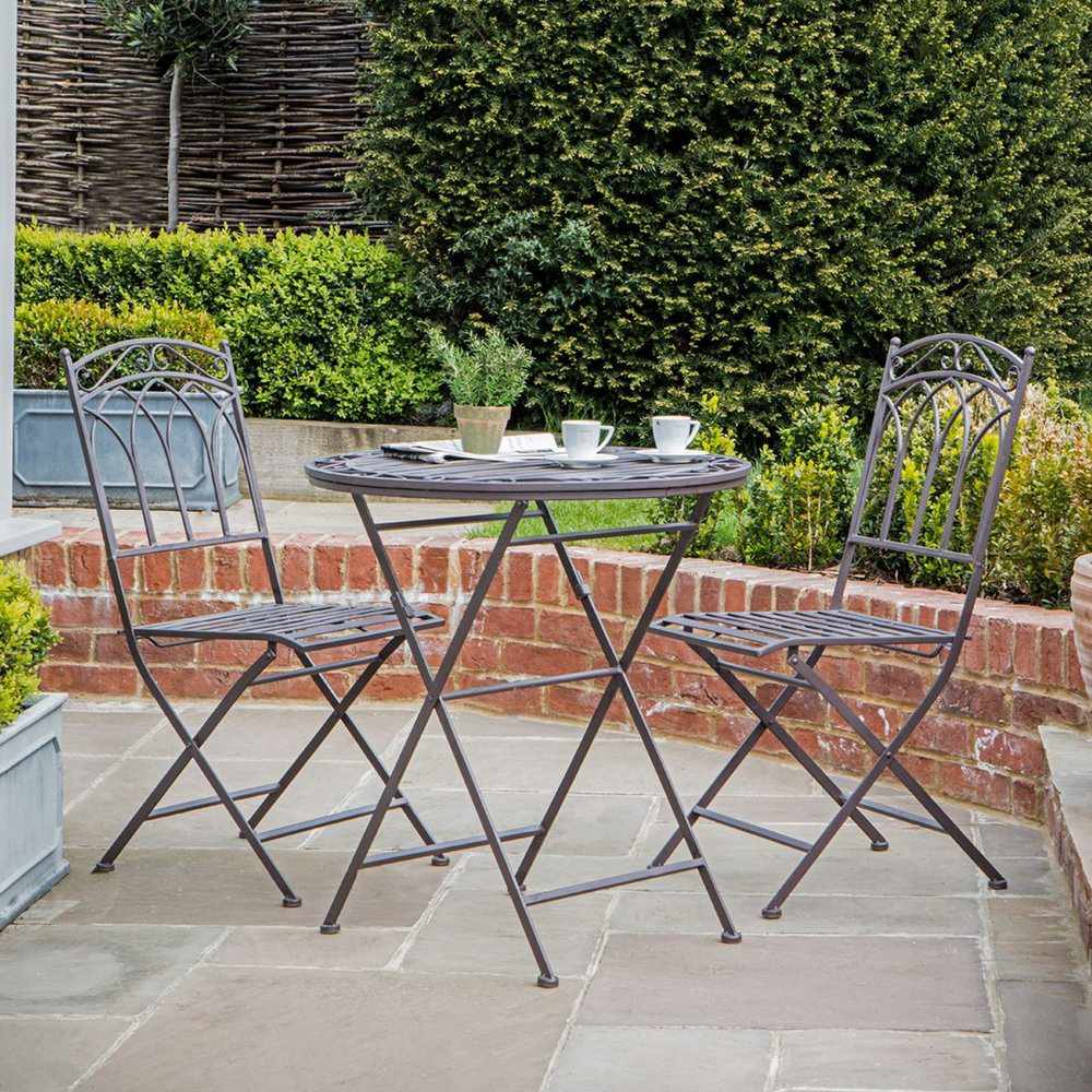 Putah Outdoor Bistro Set Espresso