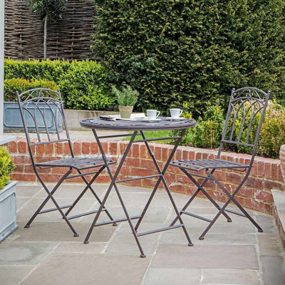 Putah Outdoor Bistro Set Espresso