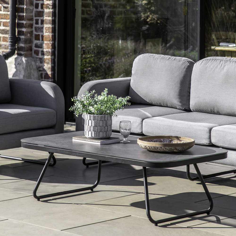 Saybrook 5 Seat Lounge Set Slate