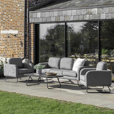 Saybrook 5 Seat Lounge Set Slate