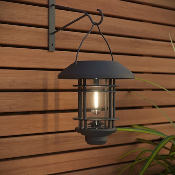 x3 Hadleigh Hanging Solar Wall Light