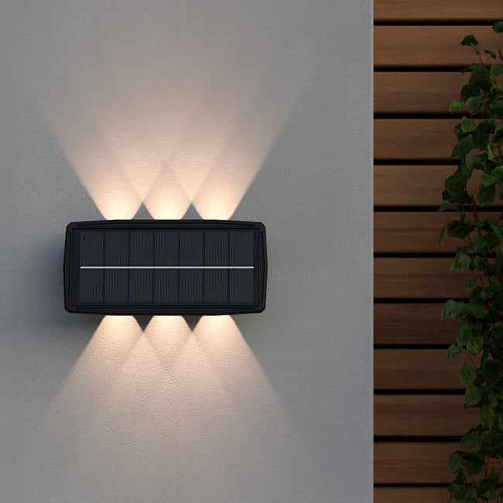 x3 TrioLight Up & Down Solar Wall Lights