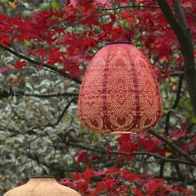 Solar Lantern Pumpkin Dome - NEST & FLOWERS