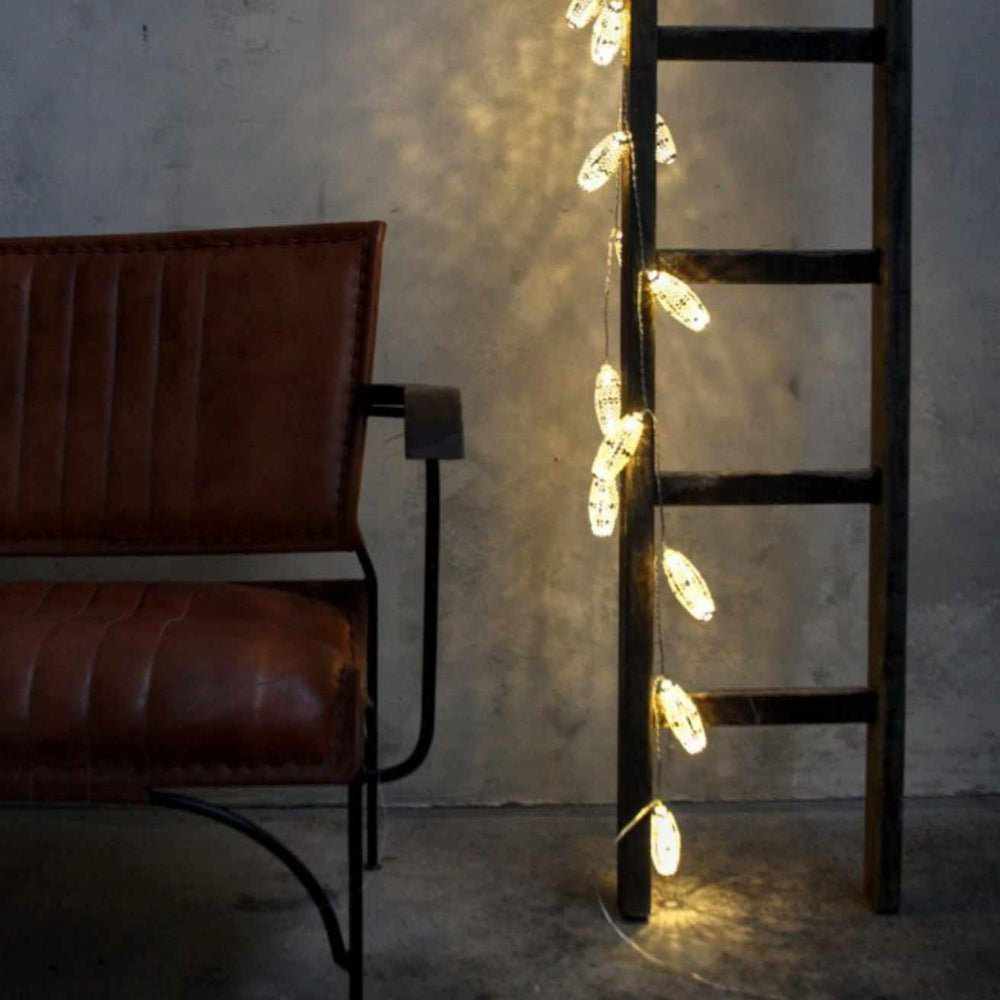 Solar Marrakesh Garland Lights Silver Mains - NEST & FLOWERS