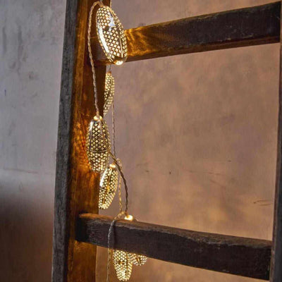 Solar Marrakesh Garland Lights Silver Mains - NEST & FLOWERS
