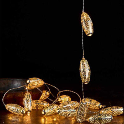Solar Marrakesh Garland Lights Silver Mains - NEST & FLOWERS