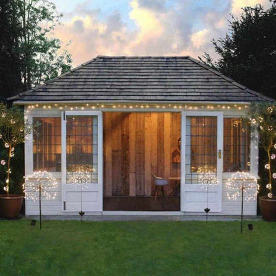 Starburst Garland Lights Silver Mains - NEST & FLOWERS