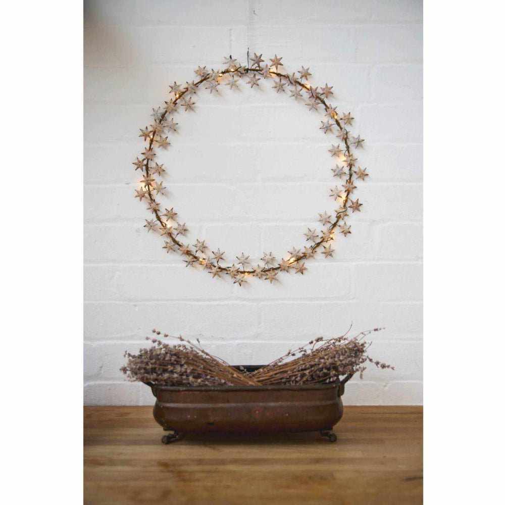 Starlight Wreath Light Antique - NEST & FLOWERS