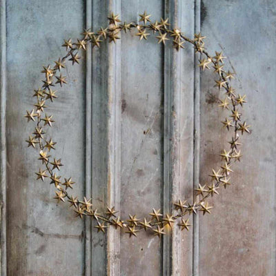 Starlight Wreath Light Gold - NEST & FLOWERS