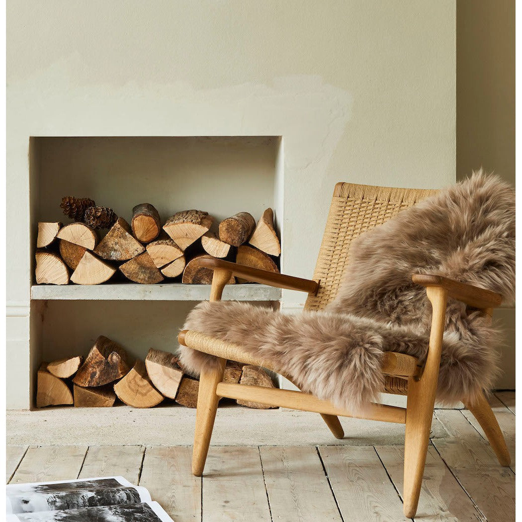 Taupe Sheepskin Rug