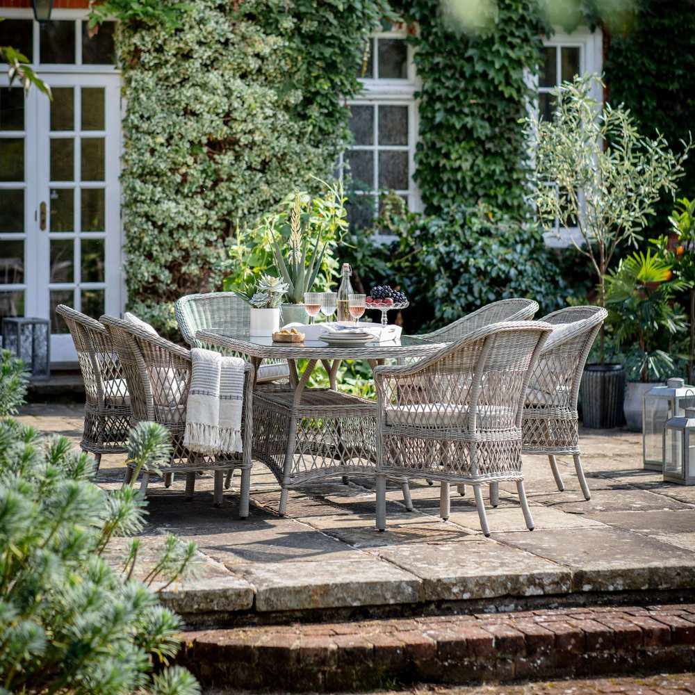 Waterford Bistro 6 Seater Oval Dining Set