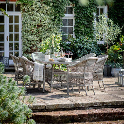 Waterford Bistro 6 Seater Oval Dining Set