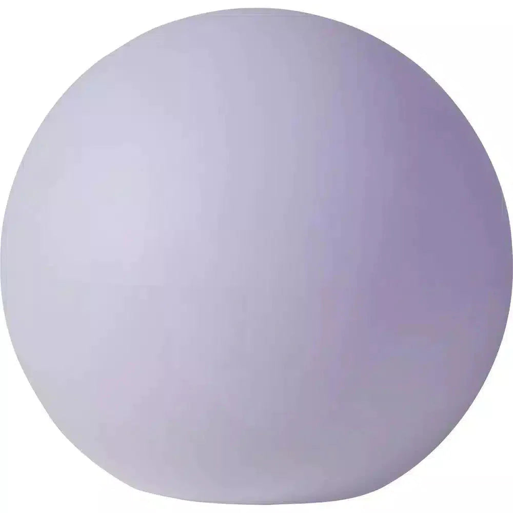 White Ball Outdoor Floor Lamp