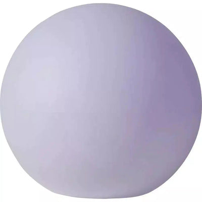 White Ball Outdoor Floor Lamp