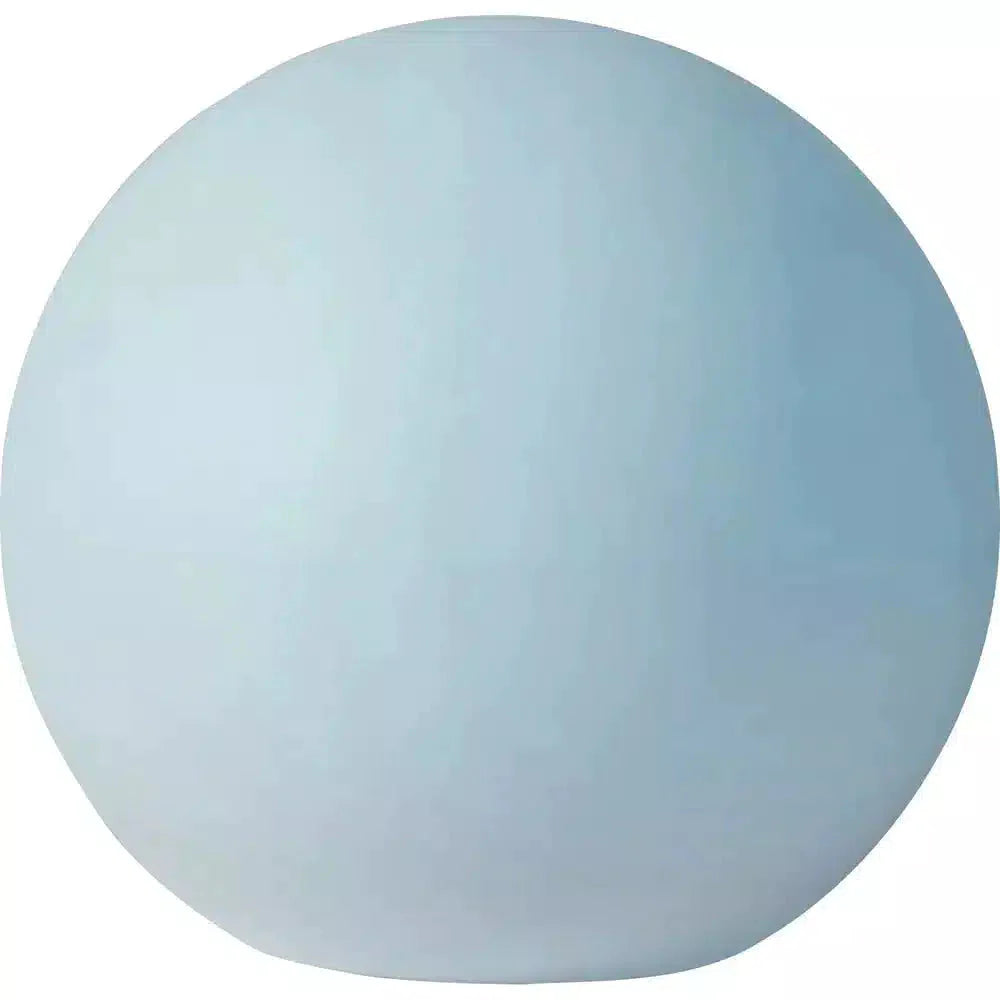 White Ball Outdoor Floor Lamp