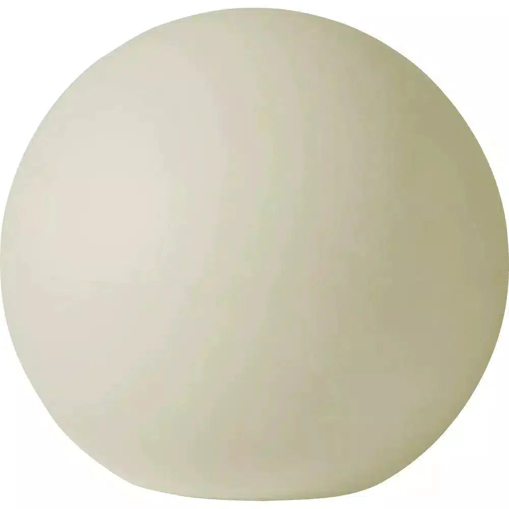 White Ball Outdoor Floor Lamp